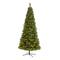 9ft. Pre-Lit White Mountain Pine & Pinecones Artificial Christmas Tree with Clear LED Lights